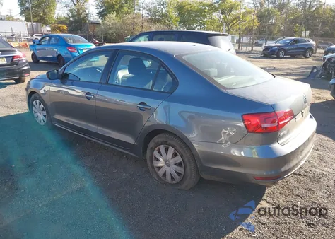 2015 Volkswagen Jetta 2.0L S from USA, damaged, VIN 3VW2K7AJXFM279446